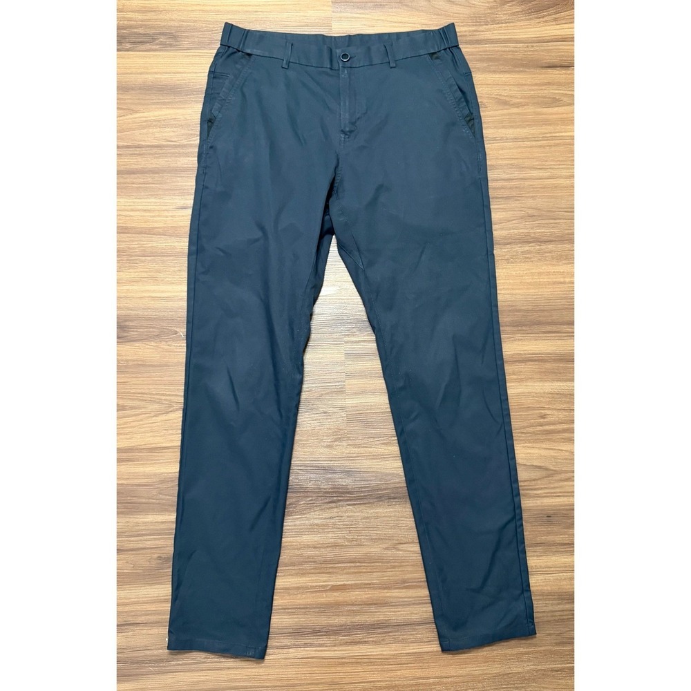 Jack Archer Jetsetter Pants Men Space Black Tech Performance Chino Slim Sz 33x34